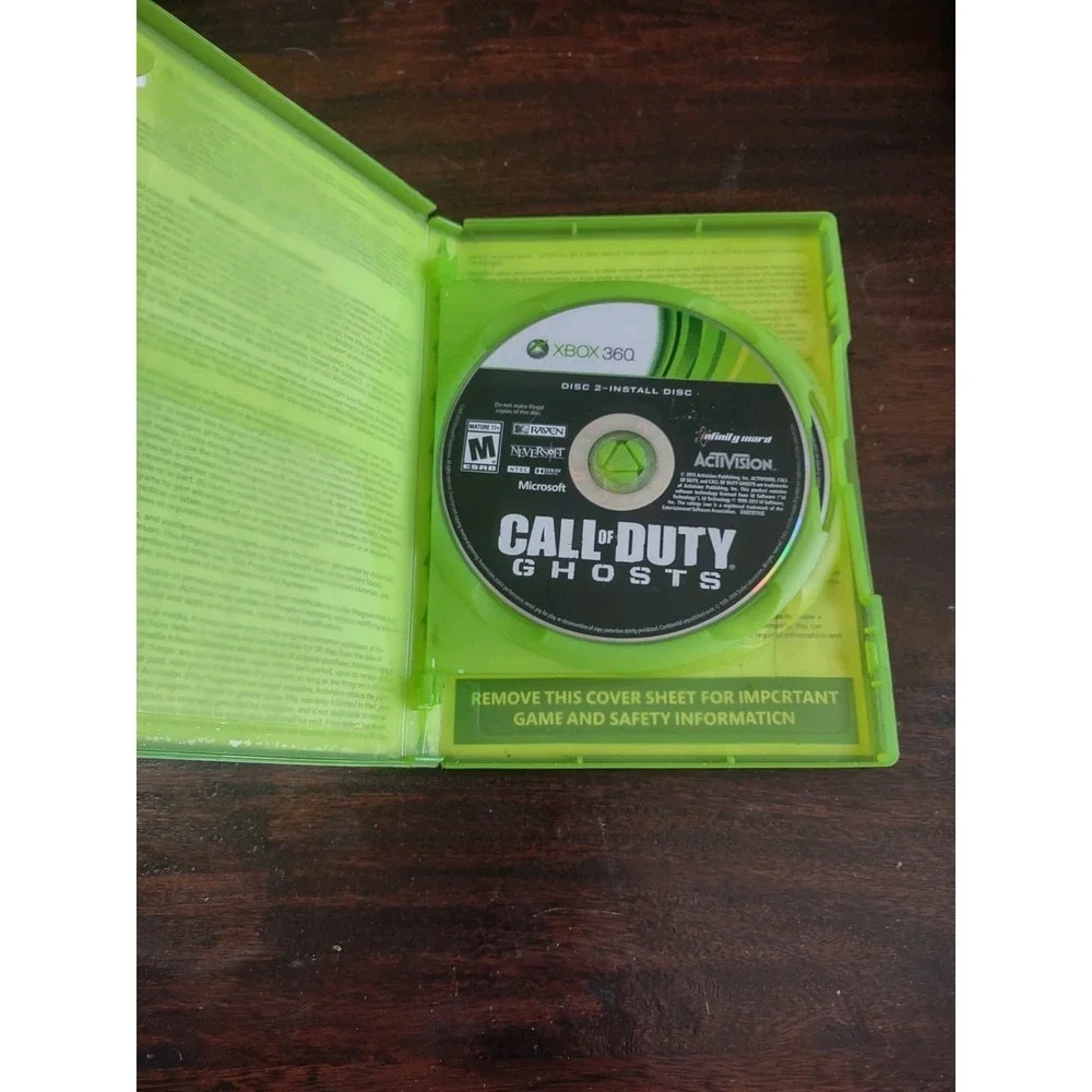 XBOX 360 CALL OF DUTY: GHOSTS - 2 Disks